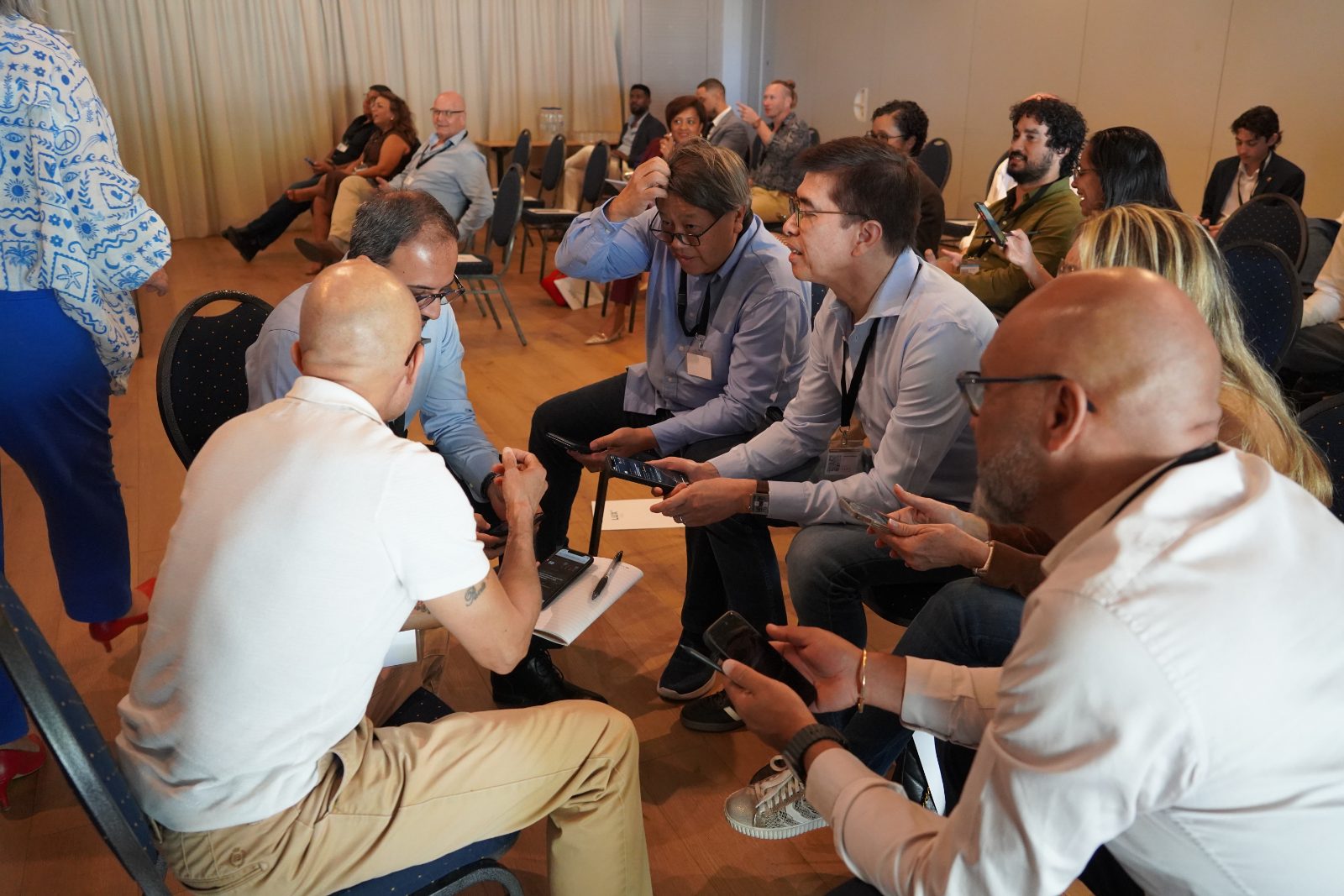Atelier en petits groupes sur un site opérationnel